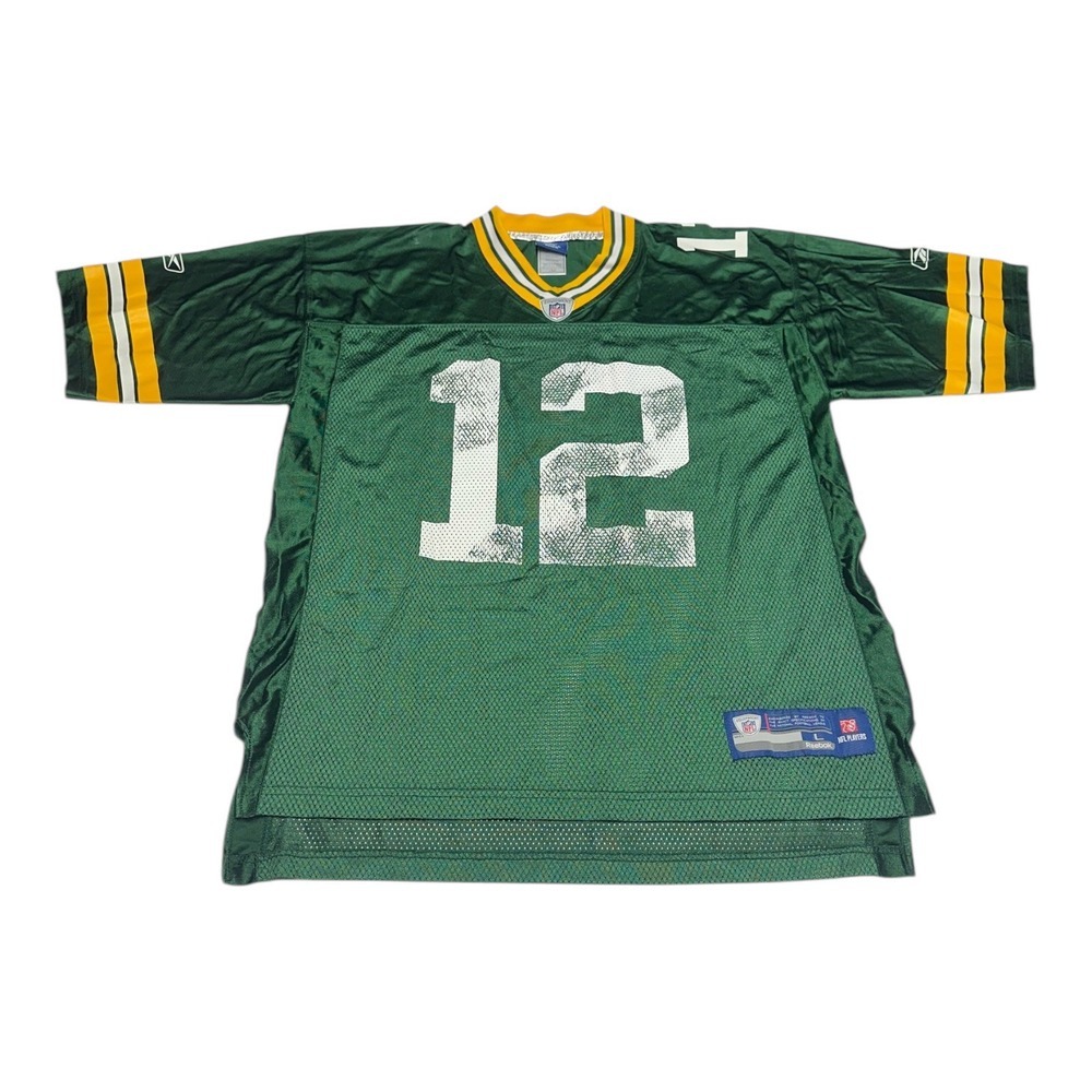 Reebok‎ Aaron Rodgers Jersey Men's Size L Green Bay Packers NFL Football Home